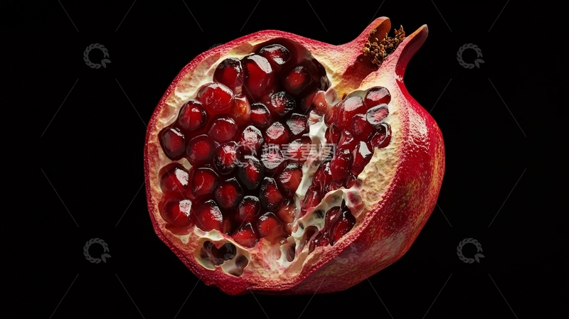高清大图下载【趣麦麦图】石榴内核