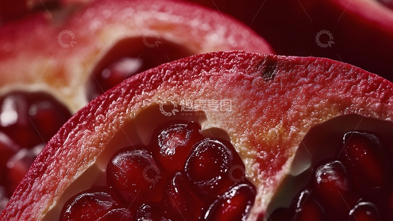 高清大图下载【趣麦麦图】微距石榴3