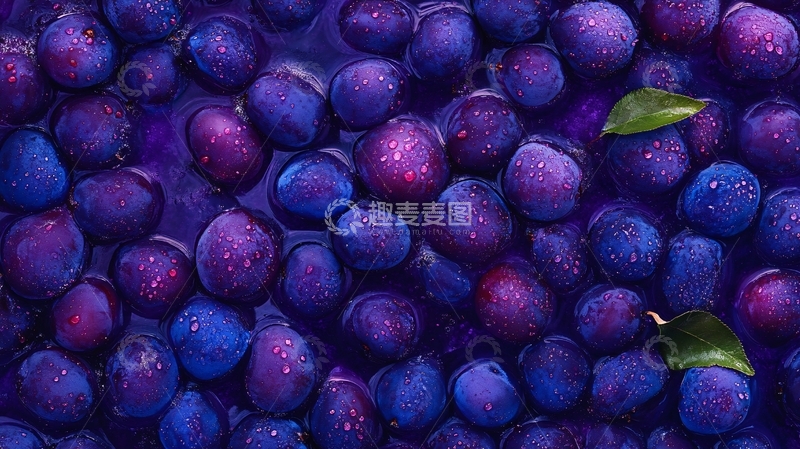 高清大图下载【趣麦麦图】蓝莓背景图
