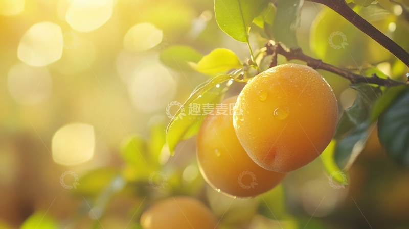 高清大图下载【趣麦麦图】阳光下的金桔5