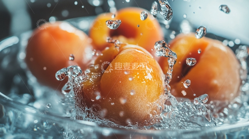 高清大图下载【趣麦麦图】冰柿素材