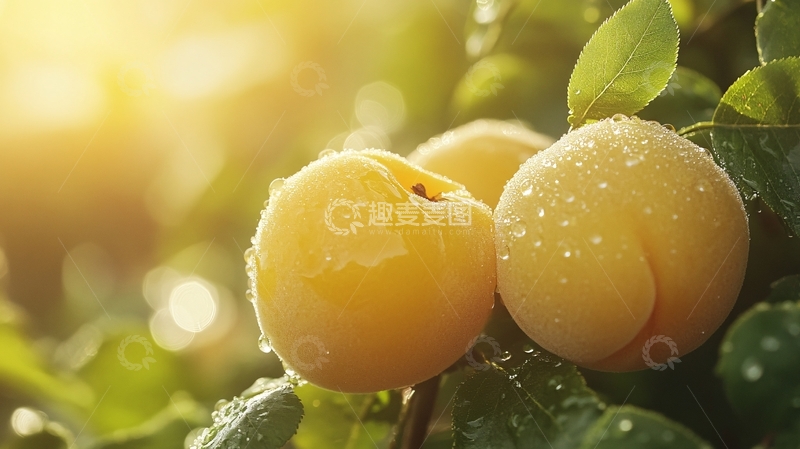 高清大图下载【趣麦麦图】麦黄杏高清特写2