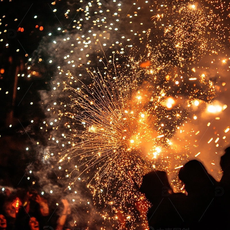 高清大图下载【趣麦麦图】烟火齐鸣1