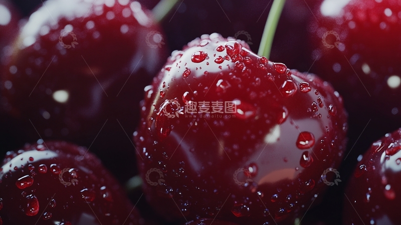 高清大图下载【趣麦麦图】大樱桃高清果肉