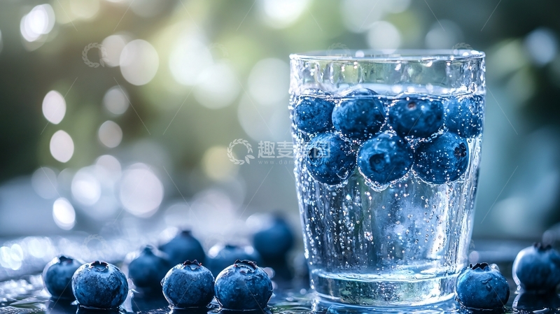 高清大图下载【趣麦麦图】蓝莓图片蓝莓汁