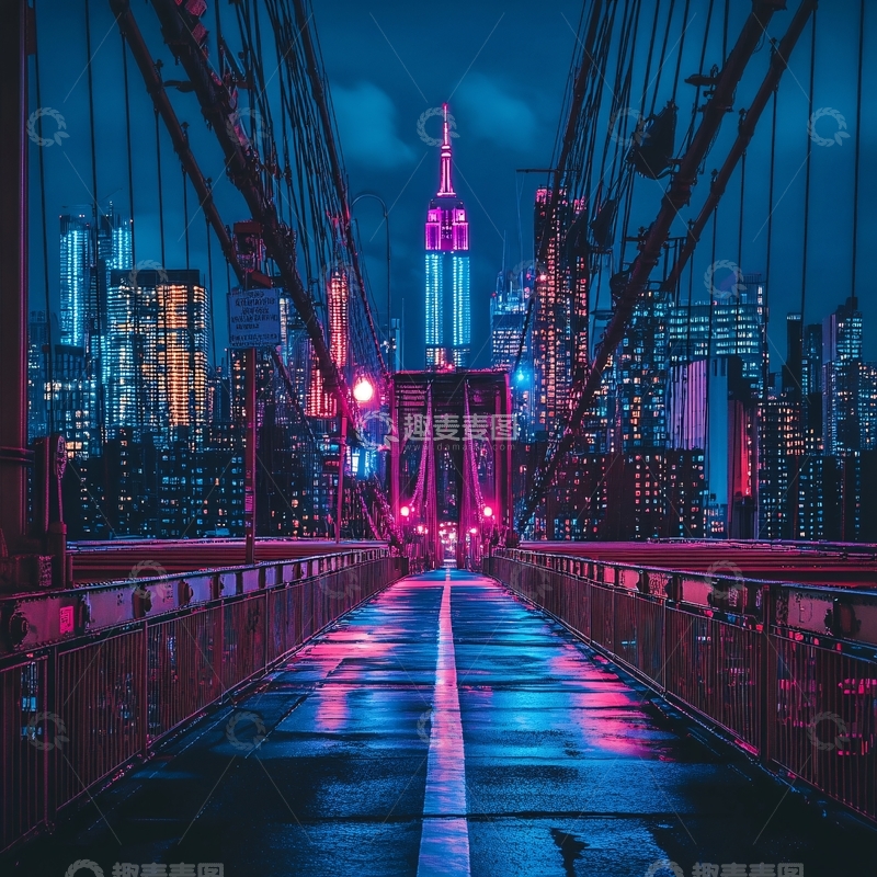 高清大图下载【趣麦麦图】纽约意境城市3