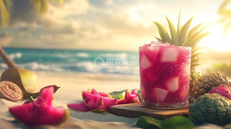 高清大图下载【趣麦麦图】火龙果场景图2