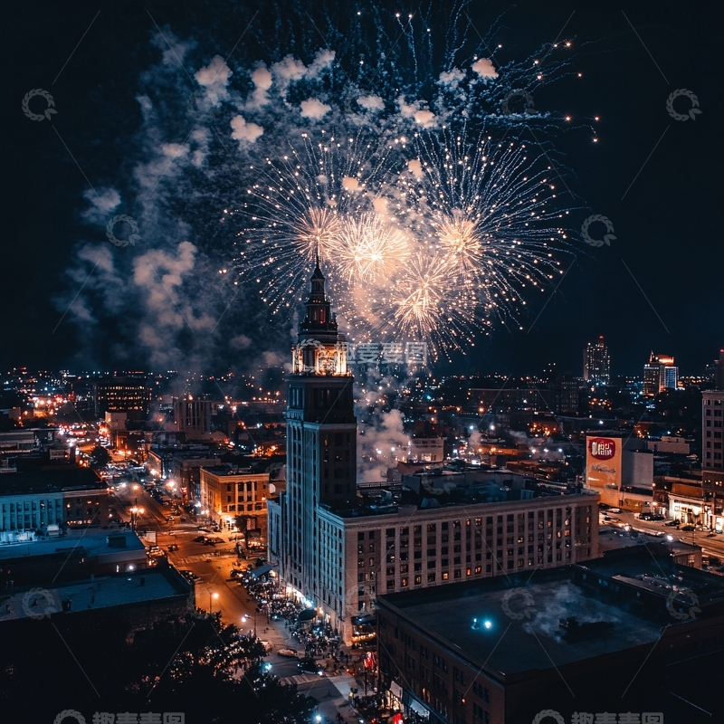 高清大图下载【趣麦麦图】烟火齐鸣4