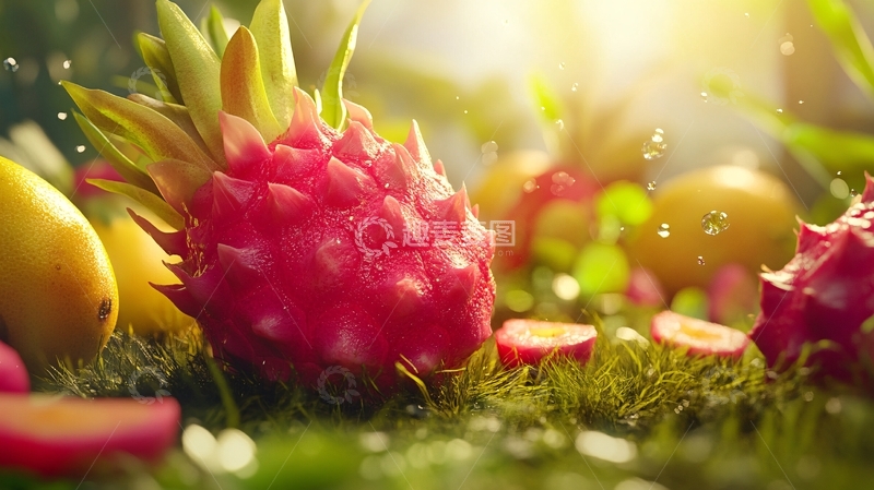 高清大图下载【趣麦麦图】火龙果场景图3