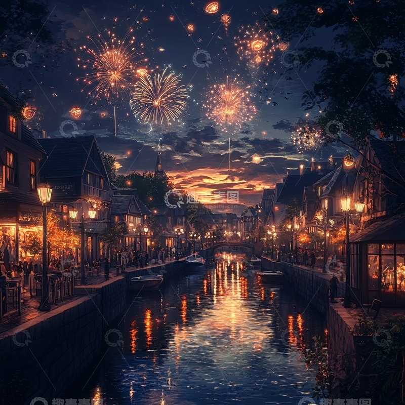 高清大图下载【趣麦麦图】-唯美的小镇