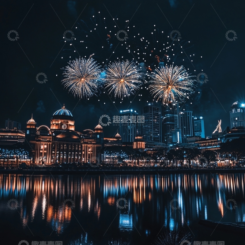 高清大图下载【趣麦麦图】烟火齐鸣3