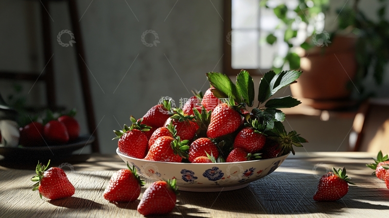高清大图下载【趣麦麦图】光影草莓6
