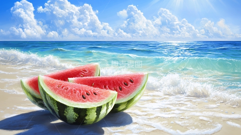 高清大图下载【趣麦麦图】夏季清凉画