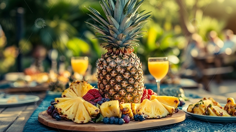 高清大图下载【趣麦麦图】菠萝飘香