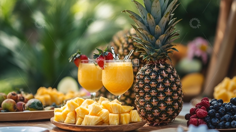 高清大图下载【趣麦麦图】热带水果新鲜水果