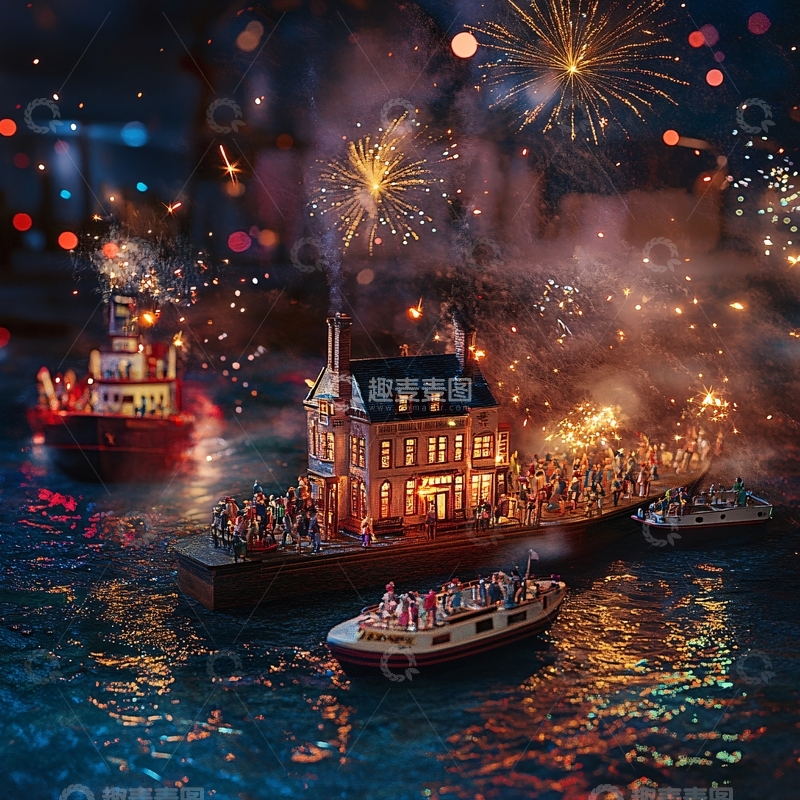 高清大图下载【趣麦麦图】欧洲城镇玩具