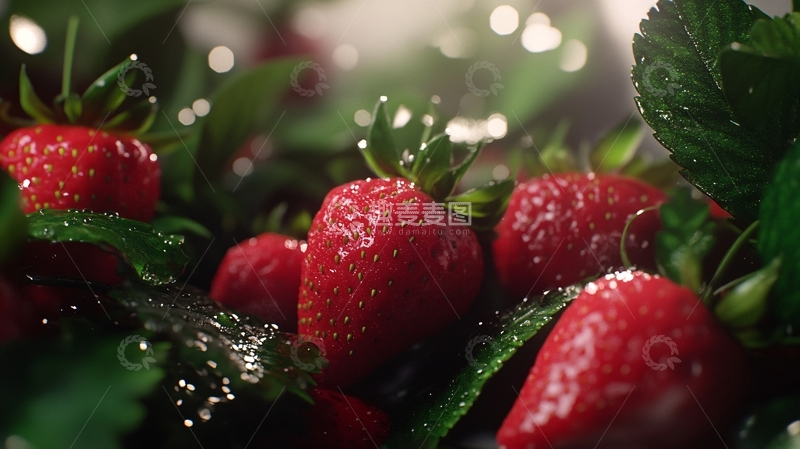 高清大图下载【趣麦麦图】唯美草莓3