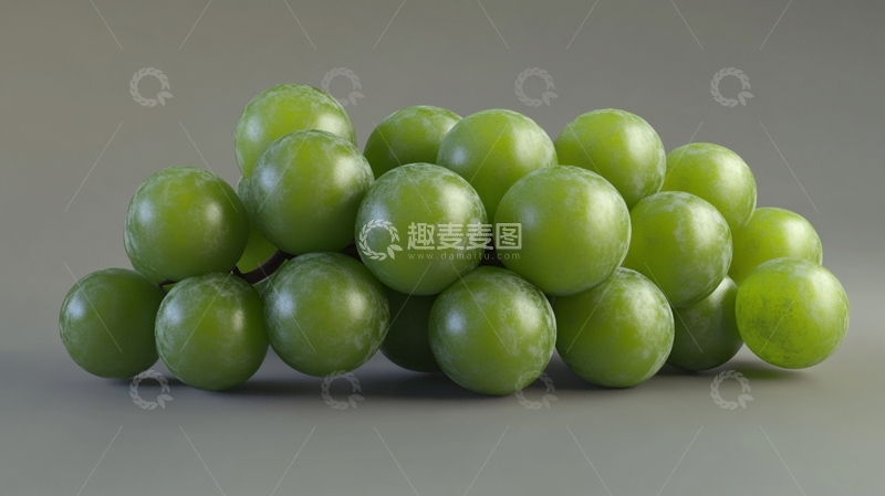 高清大图下载【趣麦麦图】青提素材