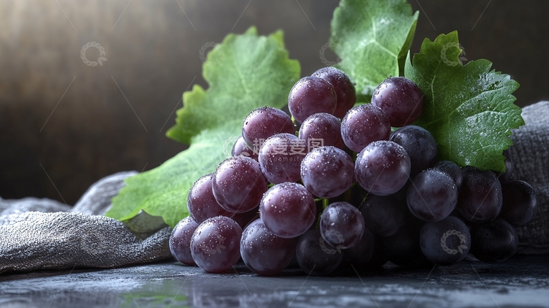 高清大图下载【趣麦麦图】高清唯美葡萄特写红提6