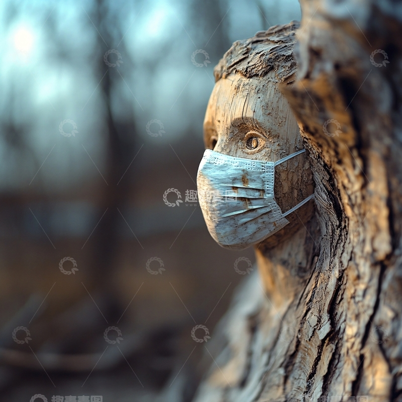 高清大图下载【趣麦麦图】森林疫情