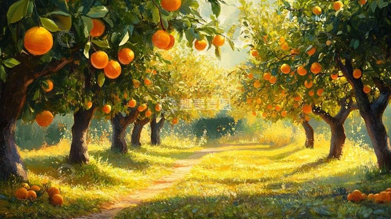 高清大图下载【趣麦麦图】唯美柠檬树