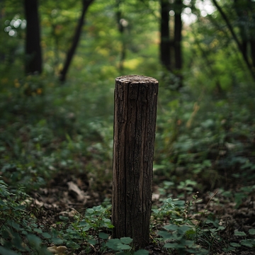 树墩特写