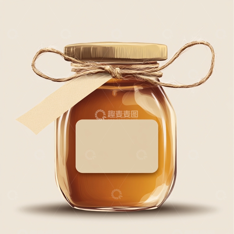 高清大图下载【趣麦麦图】蜂蜜瓶模型