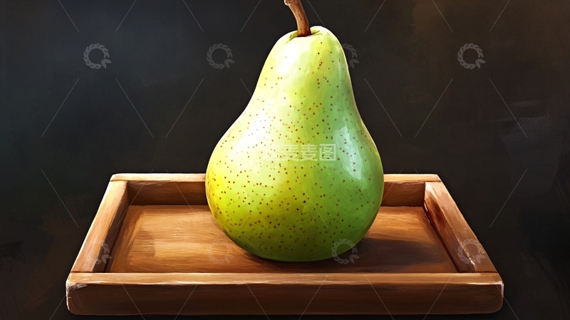 高清大图下载【趣麦麦图】绿梨木盘摆放1