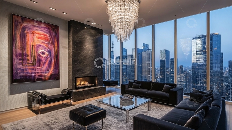 高清大图下载【趣麦麦图】-魅力高楼装饰画艺术