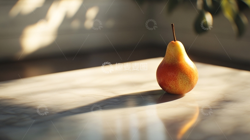 高清大图下载【趣麦麦图】光影白梨1