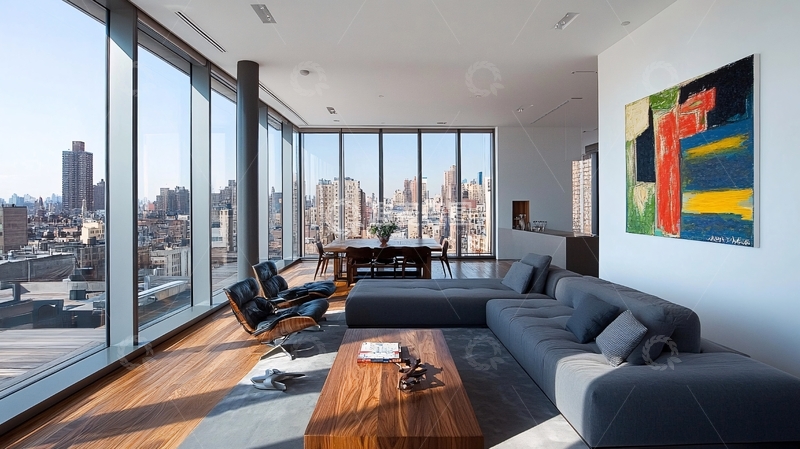 高清大图下载【趣麦麦图】高楼休闲区4