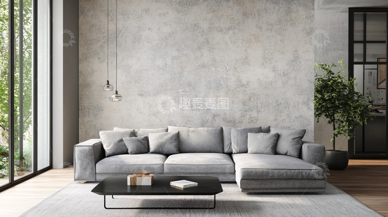 高清大图下载【趣麦麦图】现代墙布壁画场景图