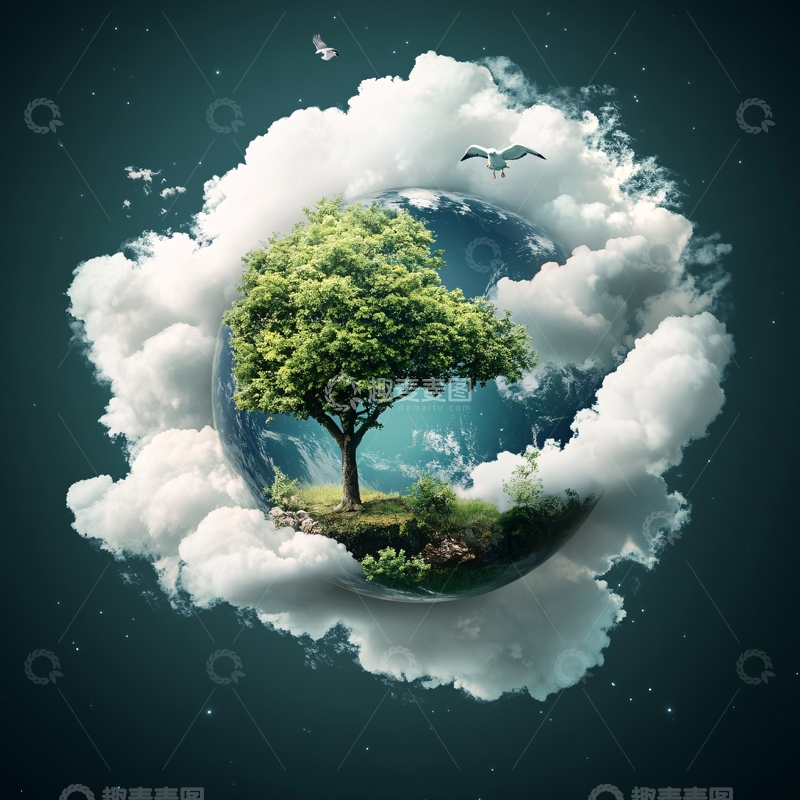 高清大图下载【趣麦麦图】环保风题材