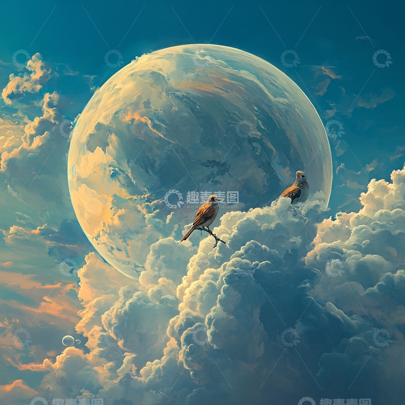 高清大图下载【趣麦麦图】超现实意境画
