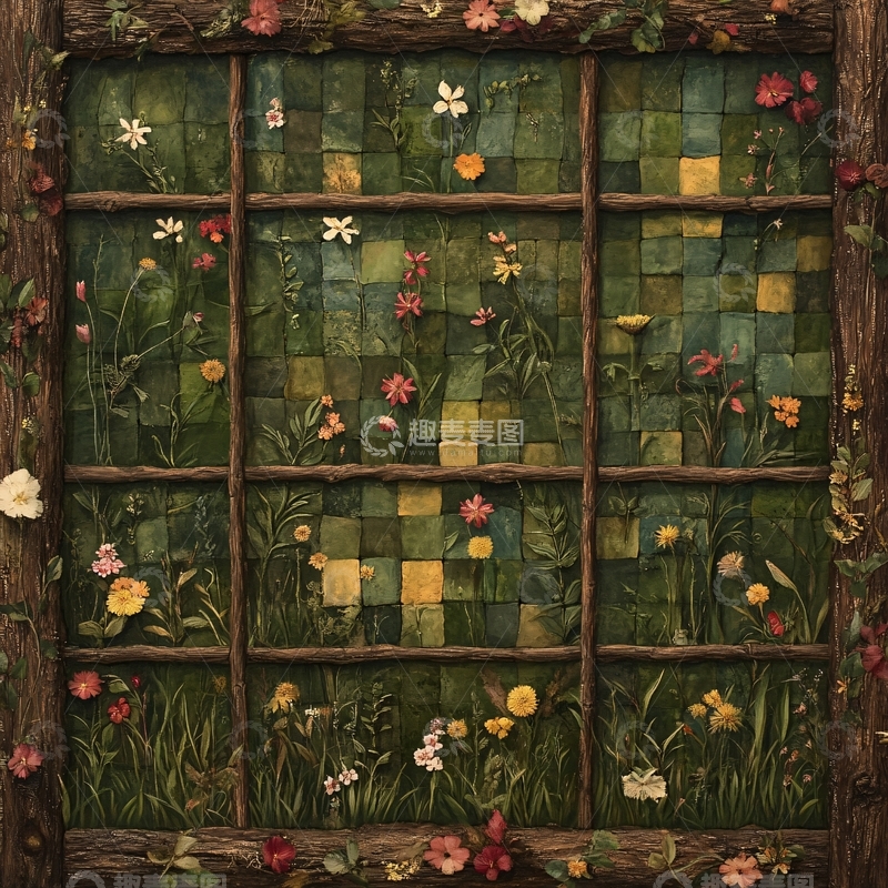 高清大图下载【趣麦麦图】田园背景墙