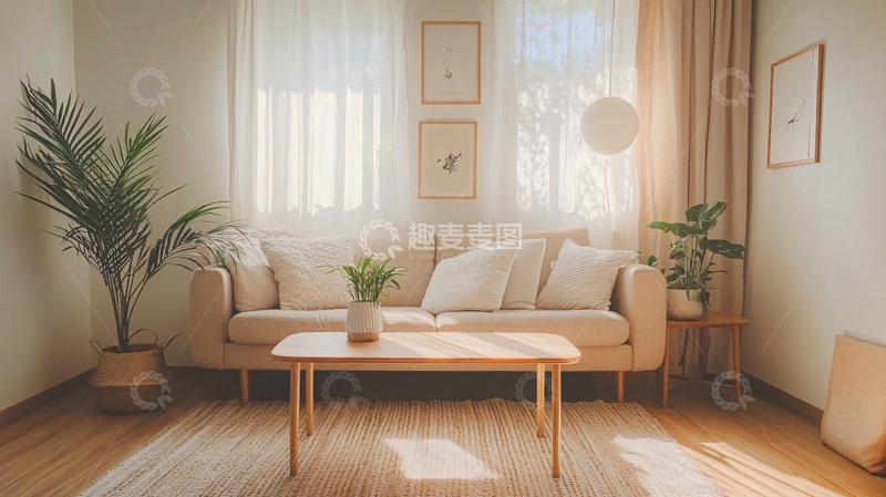 高清大图下载【趣麦麦图】夏天居家场景图4