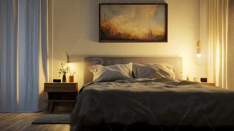 傍晚卧室1