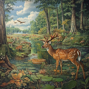 湿地生态生物多样性