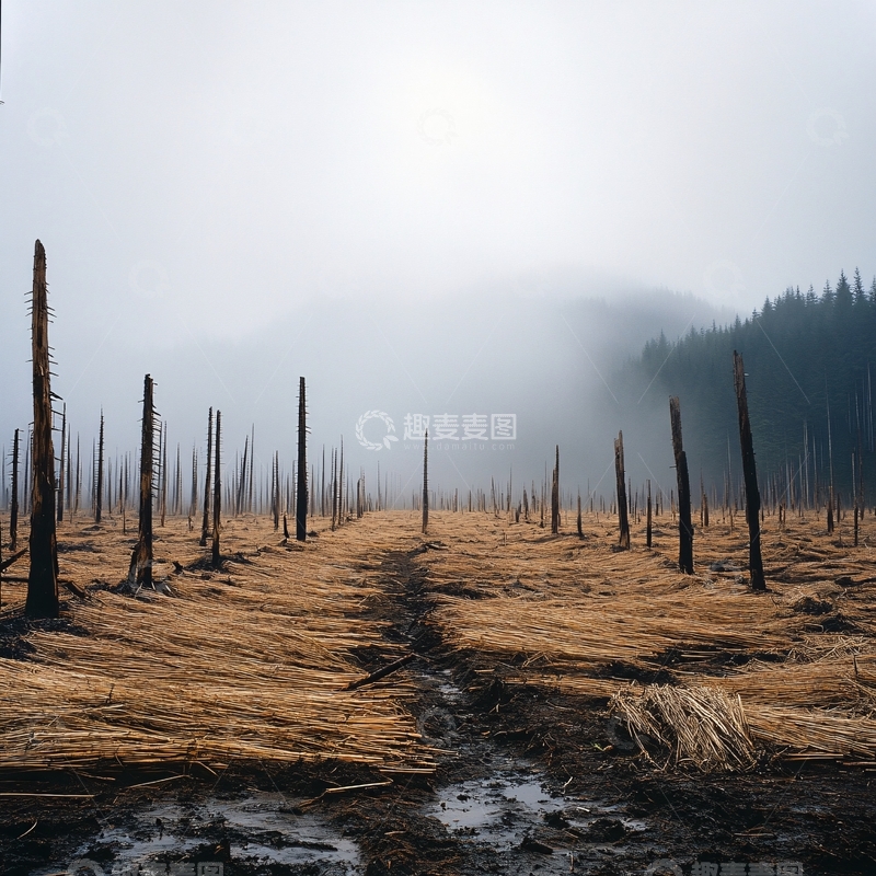 高清大图下载【趣麦麦图】寒冷凄凉自然风光