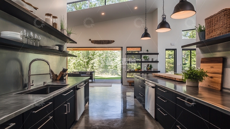 高清大图下载【趣麦麦图】别墅厨房