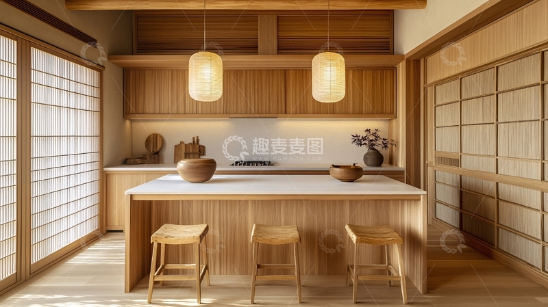 高清大图下载【趣麦麦图】木作茶室