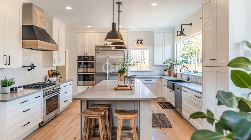 高清大图下载【趣麦麦图】厨房岛设计技巧