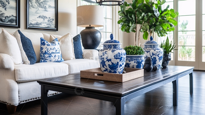 高清大图下载【趣麦麦图】蓝白中式4