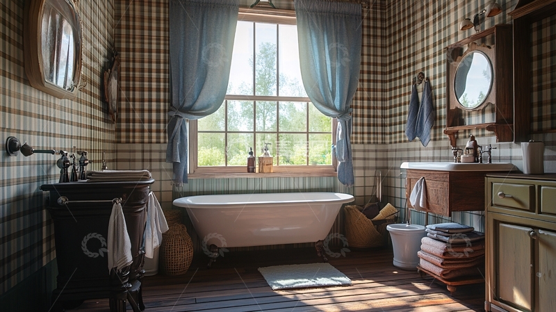 高清大图下载【趣麦麦图】浴缸场景图1