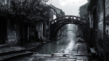 烟雨巷图片素材下载