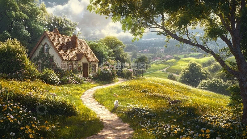 高清大图下载【趣麦麦图】唯美农村场景51
