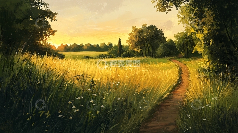 高清大图下载【趣麦麦图】风景厚涂3