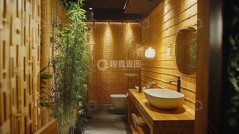 高清大图下载【趣麦麦图】日式风格厕所