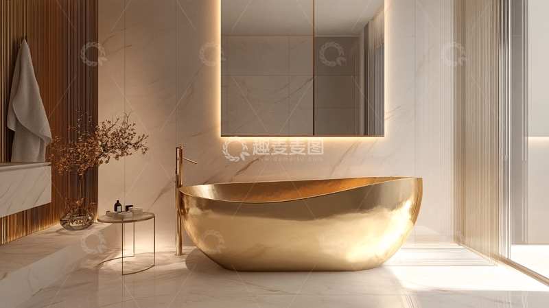 高清大图下载【趣麦麦图】浴缸场景图5