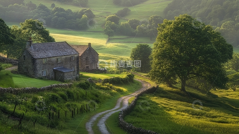 高清大图下载【趣麦麦图】欧美乡村田园风景